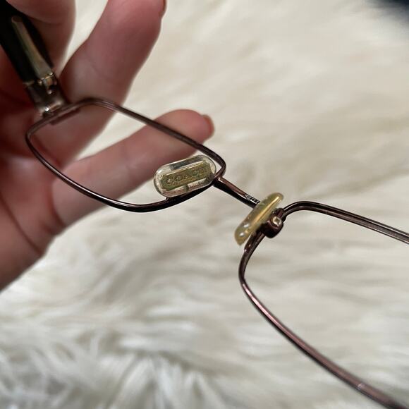 Coach prescription eyeglasses FRAMES ONLY 1008 Mona Dark Brown Bayonetta glasses - Picture 6 of 7